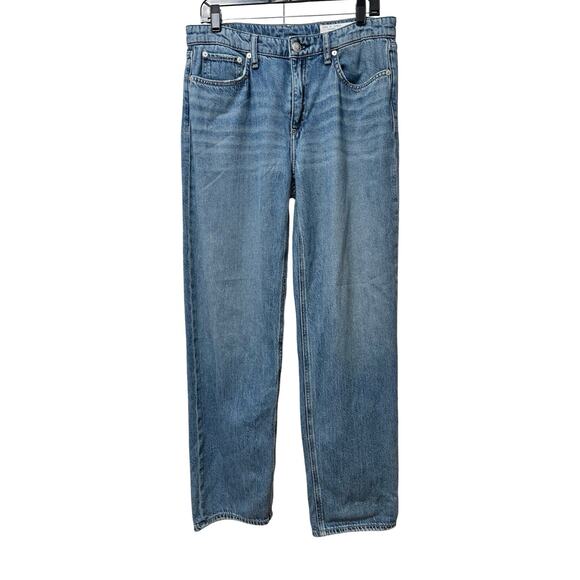 Rag & Bone Womens Dre Low Rise Baggy Boyfriend Jeans Size 29 Light Wash Y2K - Picture 1 of 10